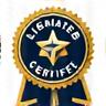 Official certification badge icon